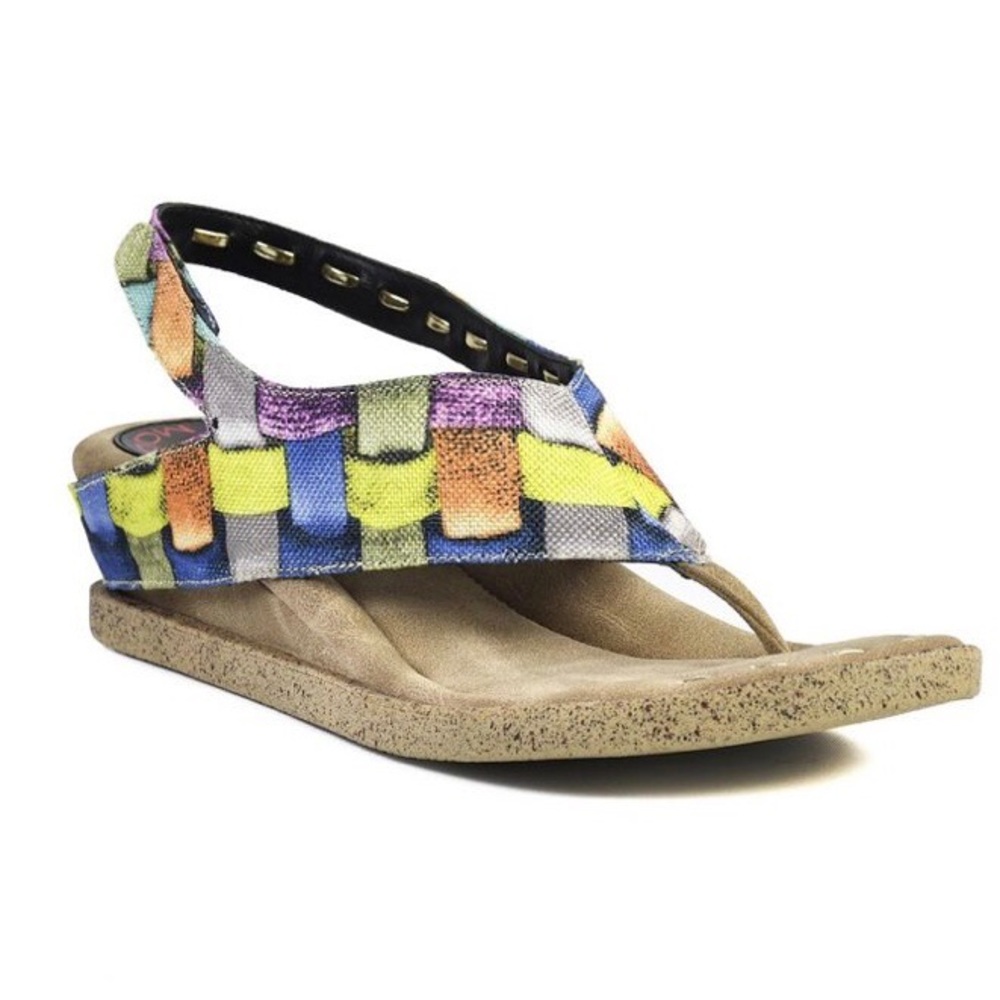 Modzori Ladies Feena Reversible Slingback Wedge Sandal